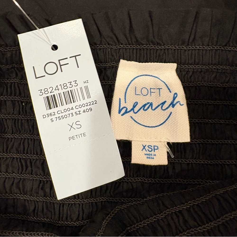 LOFT Black Ruffled Jumpsuit - Picture 5 of 8